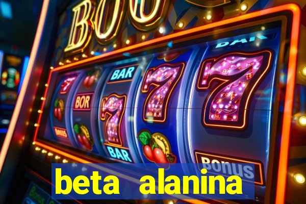 beta alanina aumenta a pressao